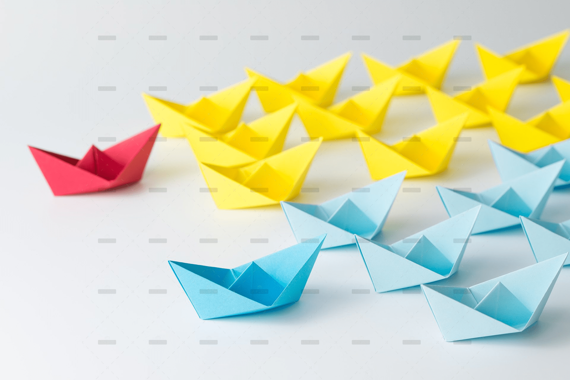 Colorful Origami Boats - VIRGIN ENERGY